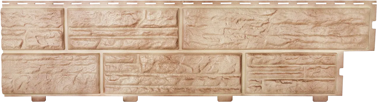 Формованный сайдинг, Сланцевая порода, цвет Бежевый