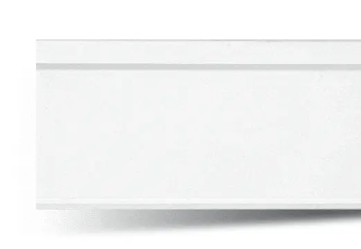 Пласт.вагонка белая (3м х 0.1м), 1уп.=20шт. *