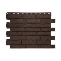 ПАНЕЛЬ КИРПИЧ РИЖСКИЙ ЭКО, ЦВЕТ КОРИЧНЕВЫЙ