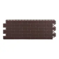 ПАНЕЛЬ КИРПИЧ КЛИНКЕРНЫЙ, ЦВЕТ КОРИЧНЕВЫЙ