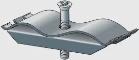 Крепёж ЛВ-Б-10.4.3,5-ОС к лотку водоотводному бетонному и полимерпесчаному