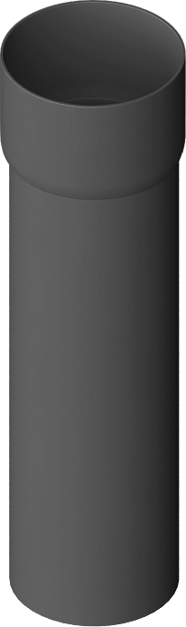 Труба водосточная с муфтой, ПВХ, серия Элит, цвет Графит, 83862