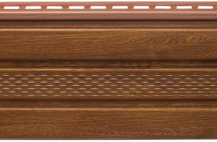 Планка "софит с перфорацией" дуб золотистый Т-20 - 3м.