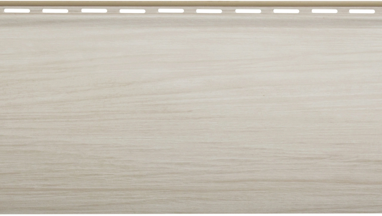 БЛОКХАУС Виниловый сайдинг | Люкс, Ясень ВН-01 3100х200мм