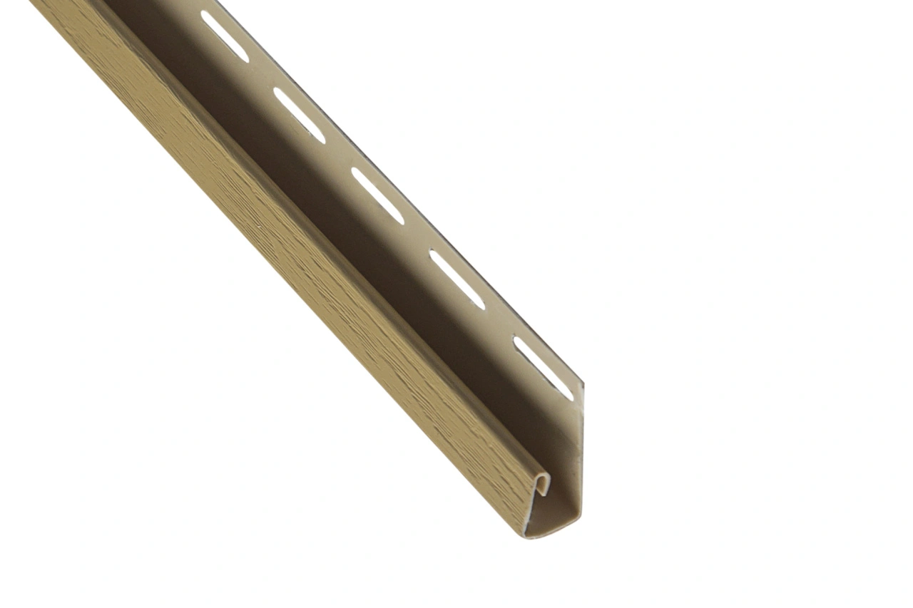 Планка "отделочная для откосов", 3000 мм, цвет Песчаный