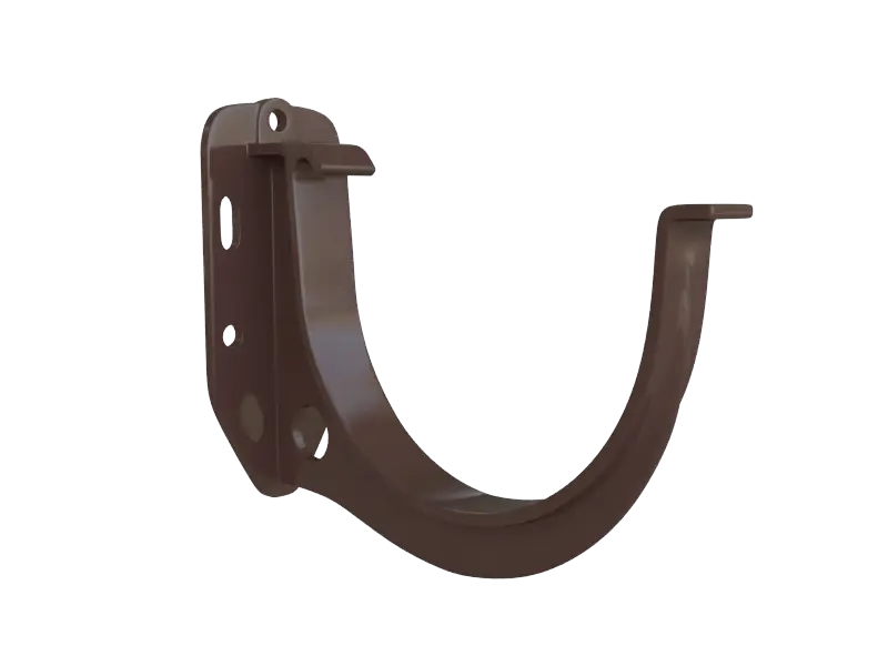 Кронштейн желоба, ПВХ, серия Элит, цвет Коричневый