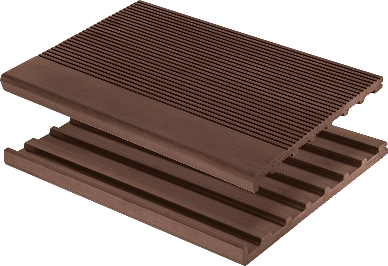 Универсальная полнотелая ступень Art Deco 345*22*3000 (темно-коричневый)