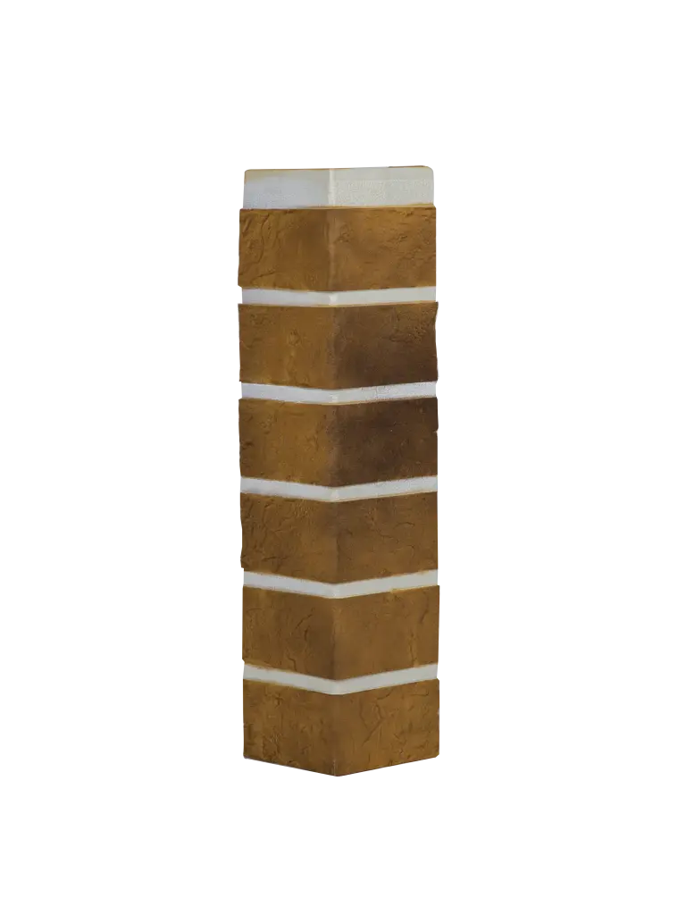 НАРУЖНЫЙ УГОЛ КИРПИЧ РУСТИКАЛЬНЫЙ, ЦВЕТ 05