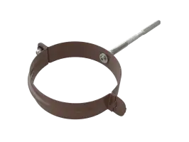 Хомут трубы, Металл, серия Элит, цвет Коричневый