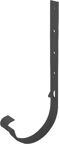 Кронштейн жёлоба, Металл, серия Элит, цвет Графит, 83862