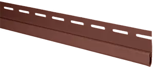 Планка "финишная" Красно-коричневая Т-14  -  3,00м (А)