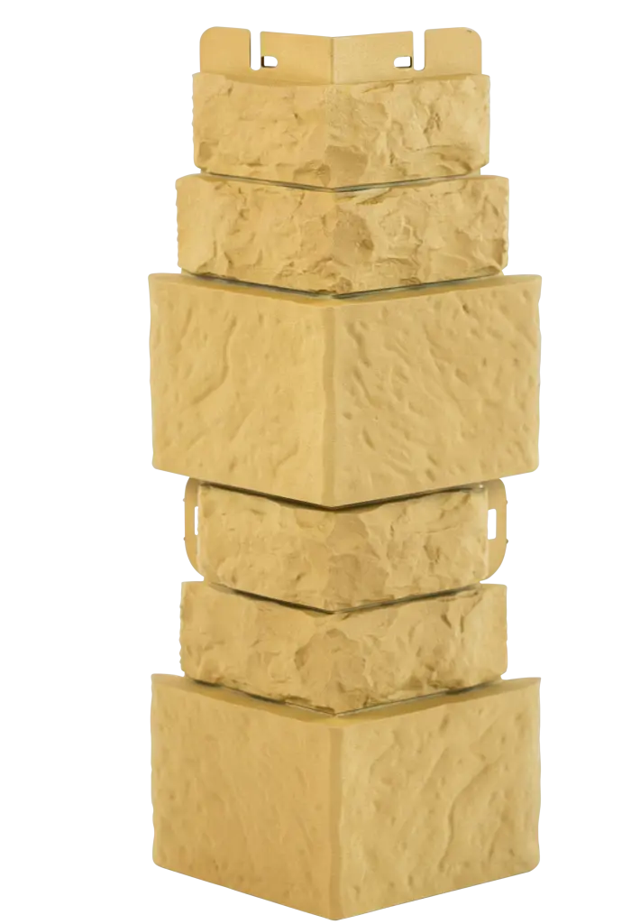 НАРУЖНЫЙ УГОЛ ФИГУРНЫЙ ФАСАДНАЯ ПЛИТКА, ЦВЕТ ОПАЛ