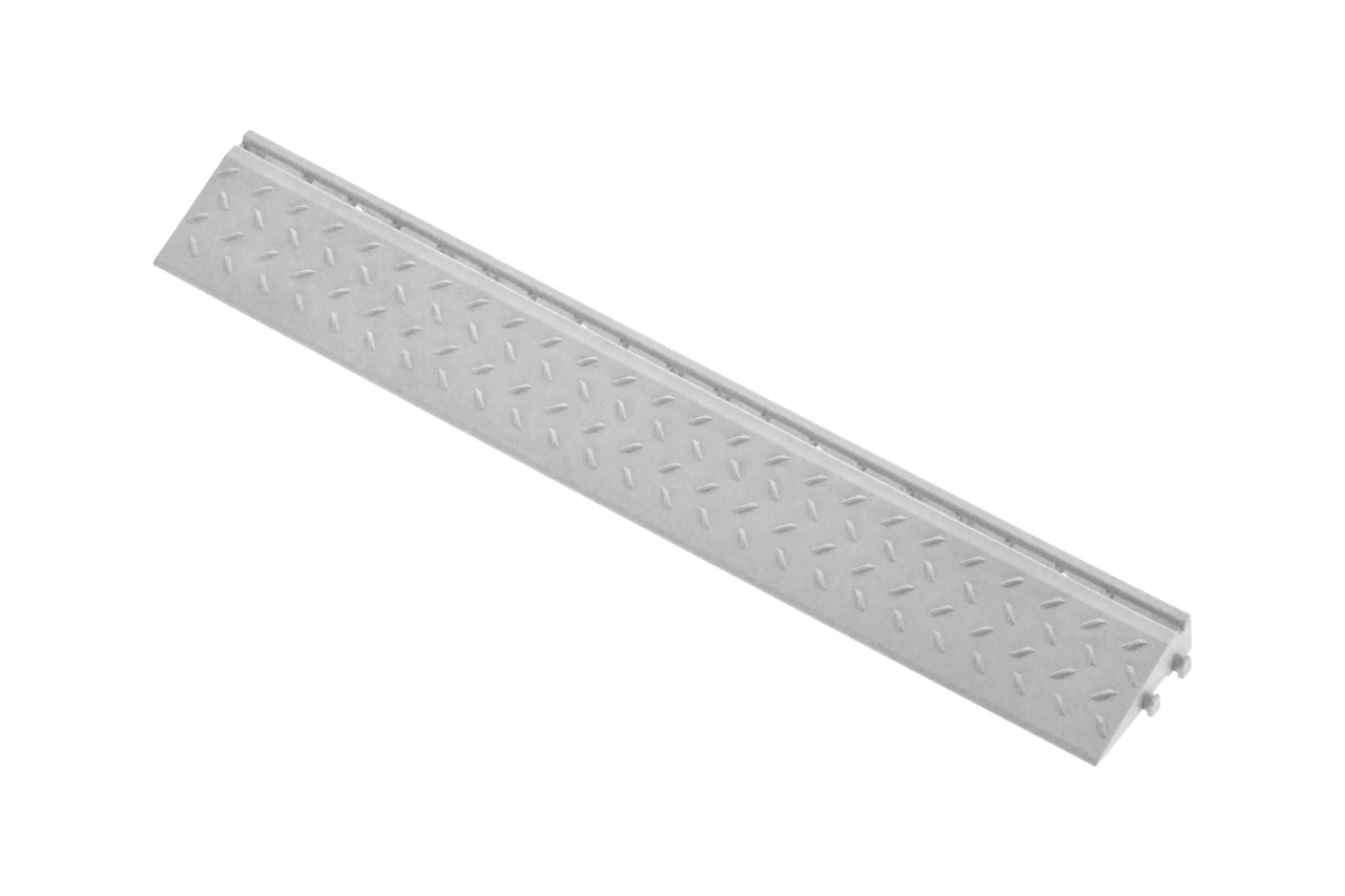 Боковой элемент обрамления с пазами под замки, цвет Белый