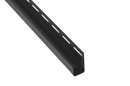 Планка "J - trim", Альта-Сайдинг,  3000 мм, цвет Графит