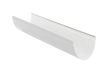 Желоб 115мм, ПВХ, серия Стандарт, 3м, цвет Белый