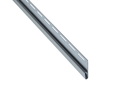 Планка "финишная" светло-серая Т-14  -  3,00м